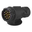 Jaeger Stecker 13-polig mit Zugentlastung