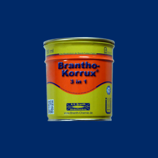 Brantho Korrux "3 in 1" 0,75 Liter Dose ultramarinblau RAL 5002