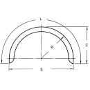 Einachskotflügel Profil 12/40 B150 R280 L910 S560 H295