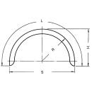 Einachskotflügel Profil 40 B180 R400 L1285 S800 H415