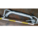 Radstopper verzinkt für Autotransporter links / rechts