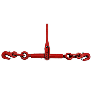 Ratschenspanner mit 2 Haken 10mm Kette 6300 daN