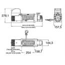 Seilwinde Gleichstrommotor Typ Talon Seil & Haken 12 V