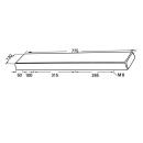 Bugauflagekissen PUR-Schaum 778 x 119 x 37 mm