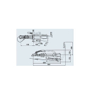 V-Bremse Typ 161 S Totpunkthandbremshebel